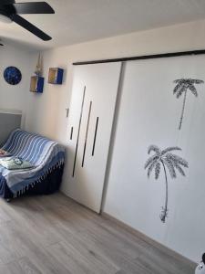 Posezení v ubytování Appartement CHLOE vue mer et Canigou 1ere ligne