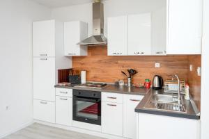Kuchyň nebo kuchyňský kout v ubytování Apartman Dora Metković + 11 fotografií