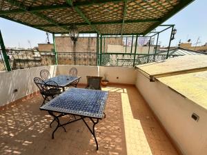 Balkón nebo terasa v ubytování Riad Shama Fes