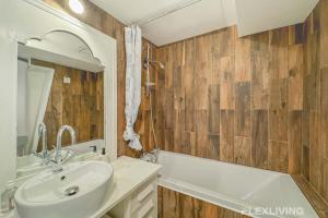 Koupelna v ubytování Flexliving - room - Lune + 2 fotografie