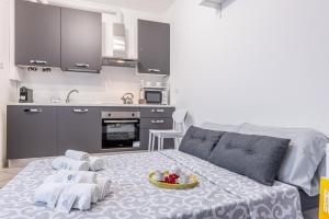 Eldhús eða eldhúskrókur á Gallarate Central Suite