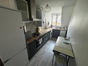 Η κουζίνα ή μικρή κουζίνα στο Appartement central - ORLEANS