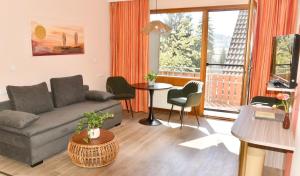 Posezení v ubytování Wohlfühlhotel Sonnengarten