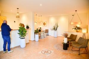 Posezení v ubytování Wohlfühlhotel Sonnengarten