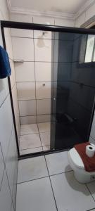 Baðherbergi á Hotel Marambaia Ponta Porã