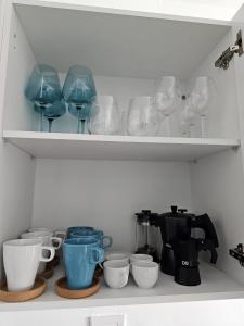 Η κουζίνα ή μικρή κουζίνα στο SantoriniRD