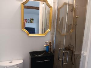 Koupelna v ubytování studio maisonette