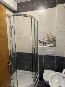 Koupelna v ubytování Angellina Apartmani + 8 fotografií