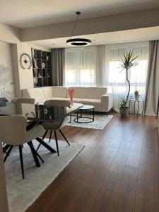 Χώρος καθιστικού στο Trajkovski apartments