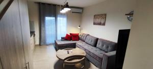Χώρος καθιστικού στο Myrteni apartment
