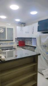 Kuchyň nebo kuchyňský kout v ubytování apartment b2 SMA