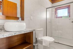 Koupelna v ubytování Cabana Lila Hütte Vila Germânica by Achei + 17 fotografií