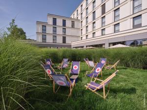 Ein Garten an der Unterkunft Dorint Parkhotel Frankfurt / Bad Vilbel