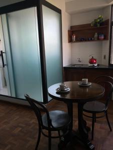 Kuchyň nebo kuchyňský kout v ubytování Kunan Hotel
