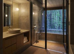 O baie la Okujozankei Onsen Kasho Gyoen