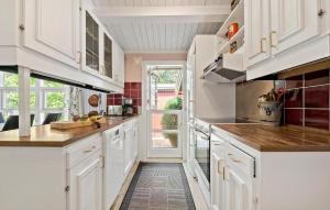 Kuchyň nebo kuchyňský kout v ubytování Holiday Home Trehøis-Åsen Gilleleje V + 15 fotografií