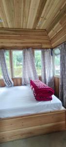Zero Points TheLaure Cottage 객실 침대