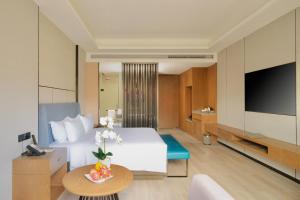 TV a/nebo společenská místnost v ubytování DongHu Resort Hotel