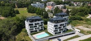 Bygningen som lejligheden ligger i