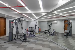 Fitness centrum a/nebo fitness zařízení v ubytování Shilton Dee Cee