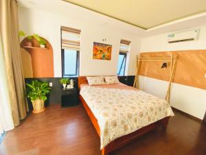 Postel nebo postele na pokoji v ubytování Laoxao Lakeview Homestay