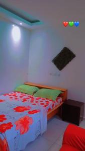 Giường trong phòng chung tại Residence VIP