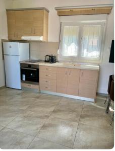 Kuchyň nebo kuchyňský kout v ubytování Vergia Apartment 1