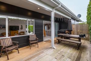 En balkon eller terrasse på Wine Country Bach