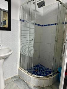 Koupelna v ubytování Evolution Guest House