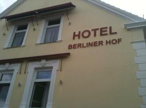 Certifikát, hodnocení, plakát nebo jiný dokument vystavený v ubytování Berliner Hof
