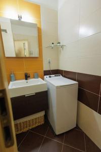 Kúpeľňa v ubytovaní Moderný apartmán s vlastným parkovaním v blízkosti prírody TOP