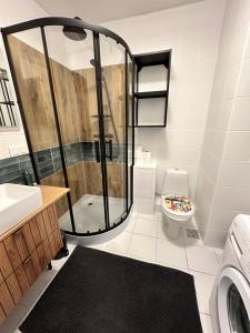 Kúpeľňa v ubytovaní Dekoratoria Apartments + 37 fotografií