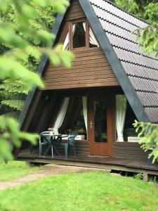 Taman di luar Ferienhäuser Am Waldschlößchen 2