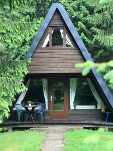 Taman di luar Ferienhäuser Am Waldschlößchen 2