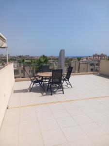 Balkón alebo terasa v ubytovaní Playa Elisa Bay MP009