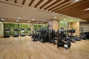 Fitness centrum a/nebo fitness zařízení v ubytování Hilton Gyeongju