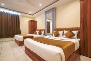 Voodi või voodid majutusasutuse Radhe Krishna Resort toas