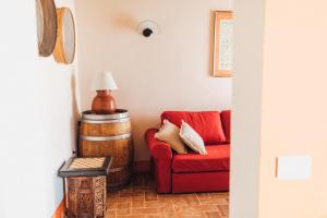 Posezení v ubytování Podere Biricocolo - Il Cortile