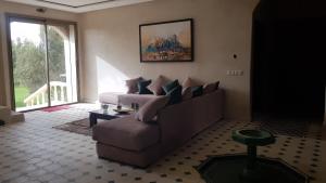 Seating area sa Gîte ferme avec piscine privée