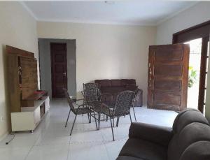 Et opholdsområde på Casa Amarela