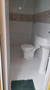 Et badeværelse på Casa Amarela