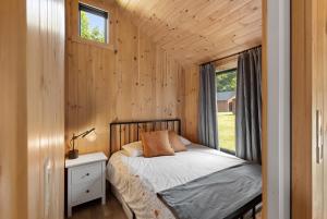Postel nebo postele na pokoji v ubytování Vermont Scandinavian Chalet-Courchevel