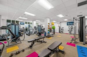 Centrul de fitness și/sau facilități de fitness de la Riverview Penthouse