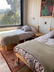 Postel nebo postele na pokoji v ubytování Casa playera y cómoda SOLO PARA FAMILIAS