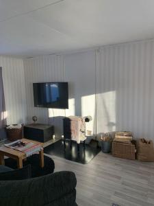 Una televisión o centro de entretenimiento en Oleby Källbacken