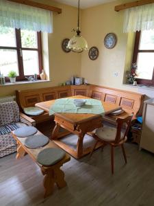 Posezení v ubytování KochGaranas Ferienhaus