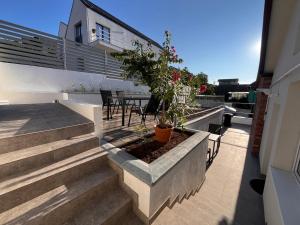 Balkón nebo terasa v ubytování Moxa Residence