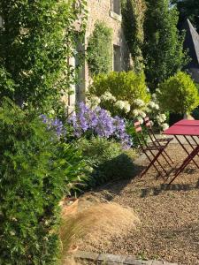 Zahrada ubytování Manoir Saint-André,B&B de charme