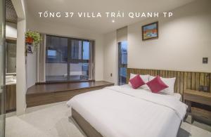 Letto o letti in una camera di Biệt Thự Khởi Nghĩa Bắc Sơn TP Đà Lạt - Gần Chợ và Hồ Xuân Hương