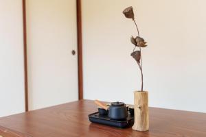 Comodidades para chá e café em 静心宿Tranquil Retreat 4F晴空塔直达东京河景民宿